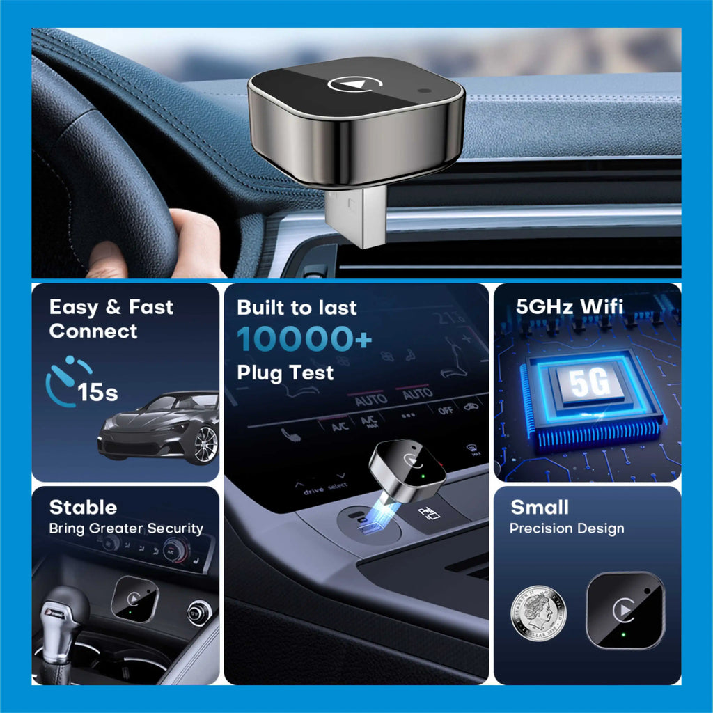 Adaptador CarPlay para ios e android