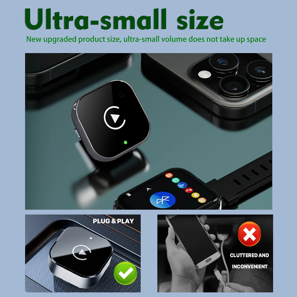 Adaptador CarPlay para ios e android